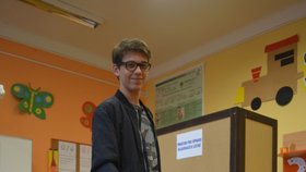 Svůj volební hlas dal druhý den po dovršení 18tých narozenin Jiří Janča z Hradce Králové (5.10.2018)