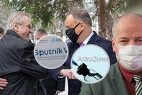 Prymula o Sputniku v Česku a problému s vakcínami AstraZeneca. Zeman bez roušky ho udivil