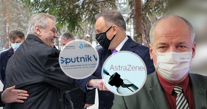 Roman Prymula by očkoval ruskou vakcínou Sputnik jen s českou akreditací. Zeman bez roušky v Polsku ho udivil
