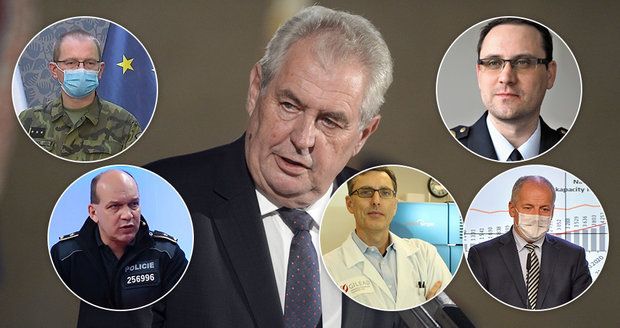 Zeman vyznamenal Prymulu a další plukovníky za boj s covidem. Medaile i pro zdravotní sestru