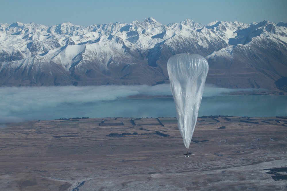 Balony Google přenáší internetový signál