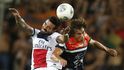 Souboj útočníka PSG Ezequiela Lavezziho s Benjaminem Stamboulim z Montpellieru vítěze nepoznal, stejně jako zápas obou týmů