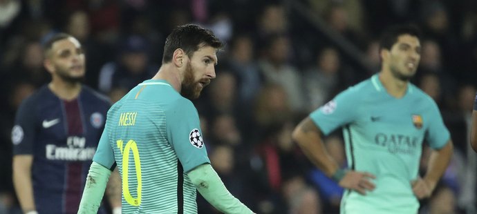 Hvězdný Lionel Messi nebyl na půdě PSG vůbec vidět