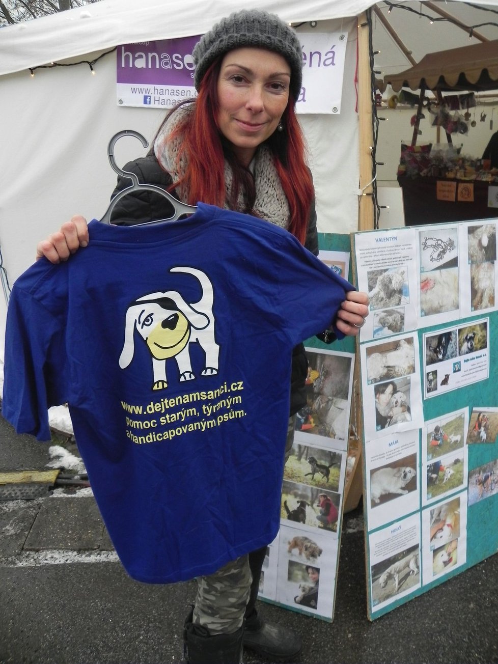 Psí hospic v Bukovince je možné podpořit i nákupem speciálních triček.