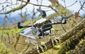 Spojením čtyřrotorového dronu a umělých pařátů vznikl unikátní ptákodron