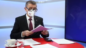 Premiér Andrej Babiš byl hostem pořadu Ptám se, pane premiére.
