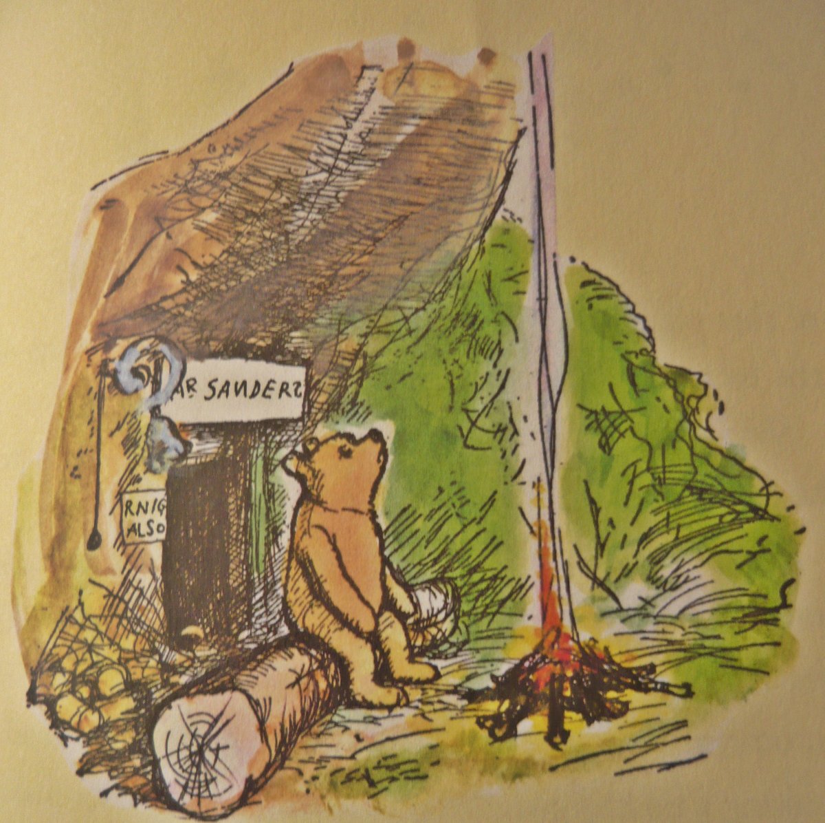 Původní ilustrace k Medvídkovi Pú.
