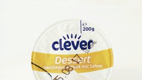 Clever Dessert Vanillegesmack mit Sahne