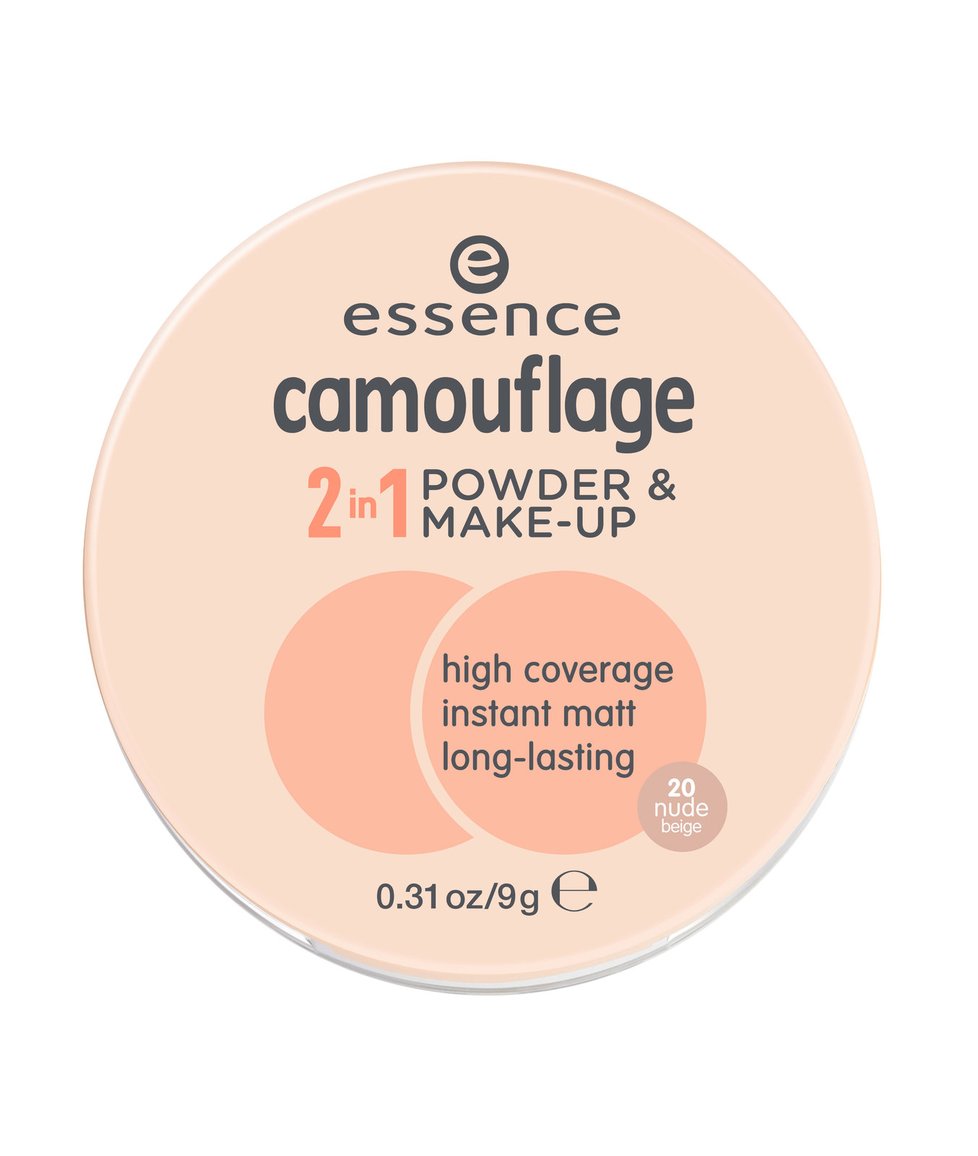 Essence pudr a make-up camouflage 2v1, 109 Kč, koupíte v síti drogerií