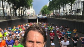 Český europoslanec Edvard Kožušník sice minimálně část 20kilometrového běhu v Bruselu absolvoval. Ve výsledkové listině ale nefiguruje...