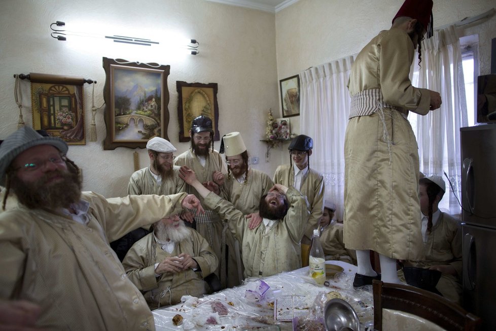 Oslavy nejveselejšího židovského svátku Purim