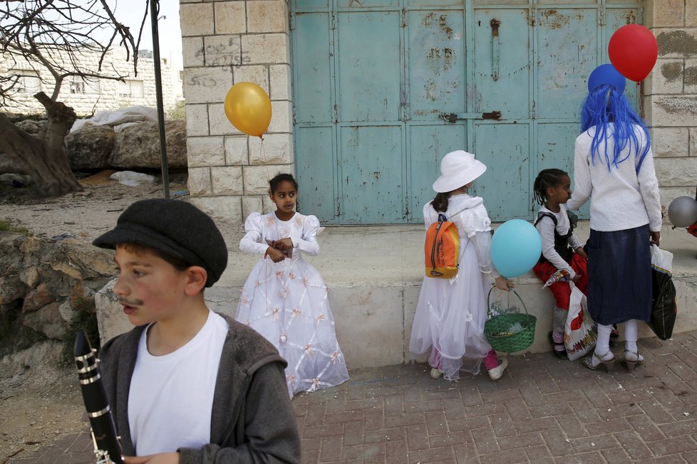 Oslavy nejveselejšího židovského svátku Purim