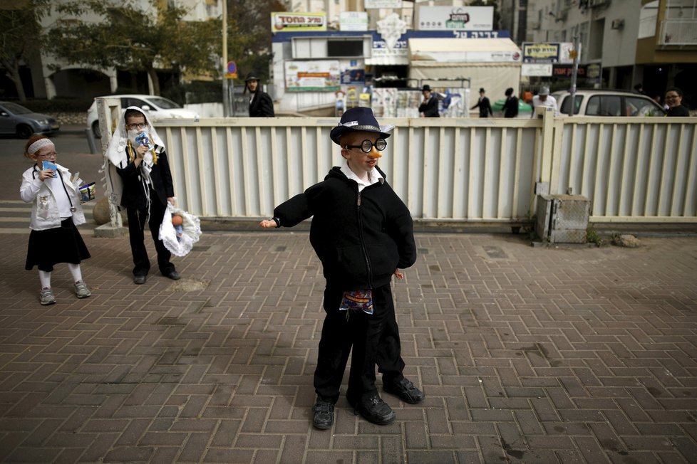 Oslavy nejveselejšího židovského svátku Purim