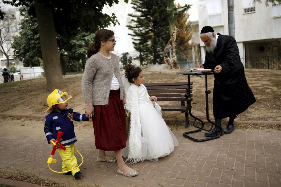 Oslavy nejveselejšího židovského svátku Purim