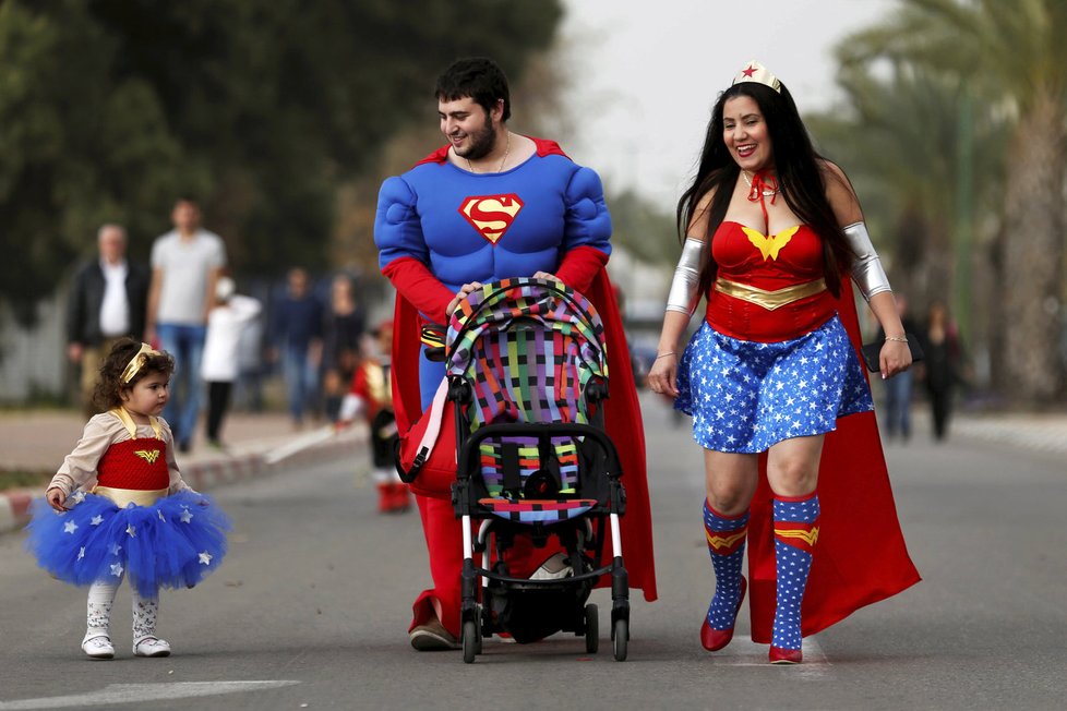 Oslavy nejveselejšího židovského svátku Purim