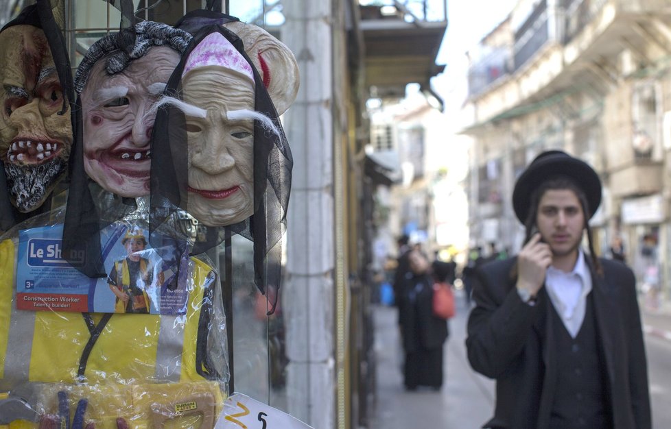 Oslavy nejveselejšího židovského svátku Purim