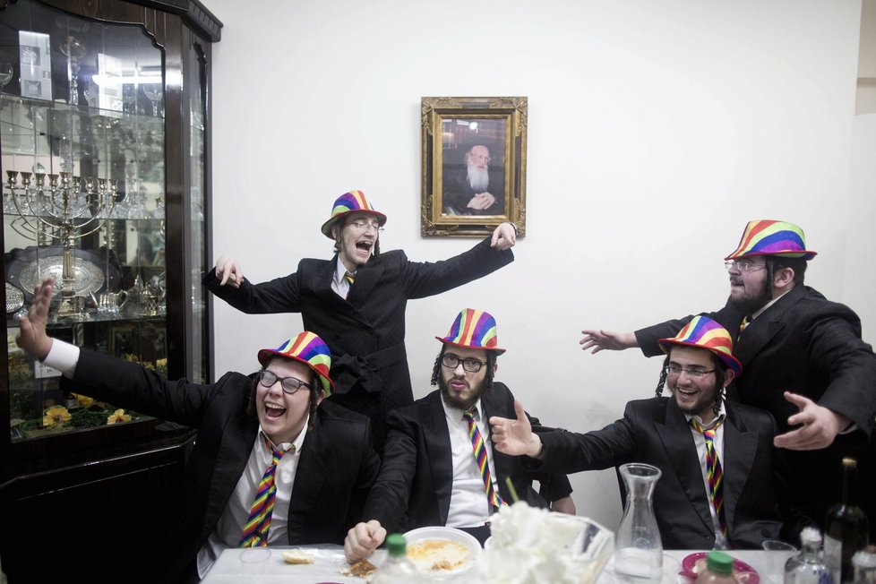 Oslavy nejveselejšího židovského svátku Purim