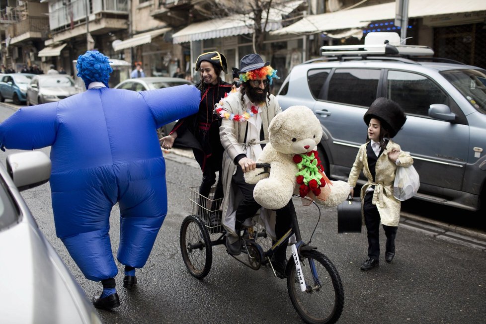 Oslavy nejveselejšího židovského svátku Purim