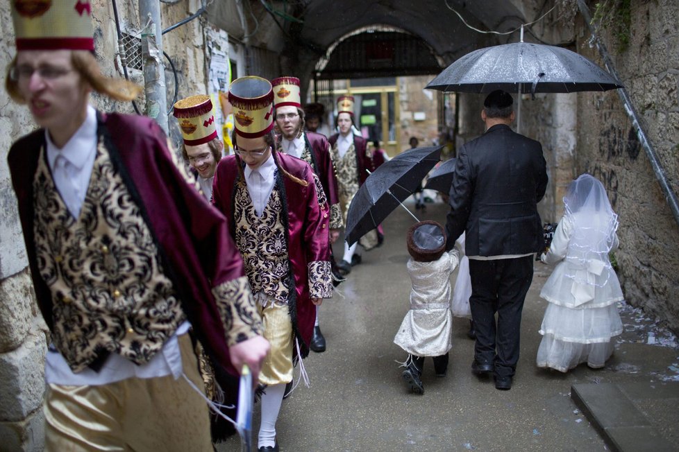 Oslavy nejveselejšího židovského svátku Purim