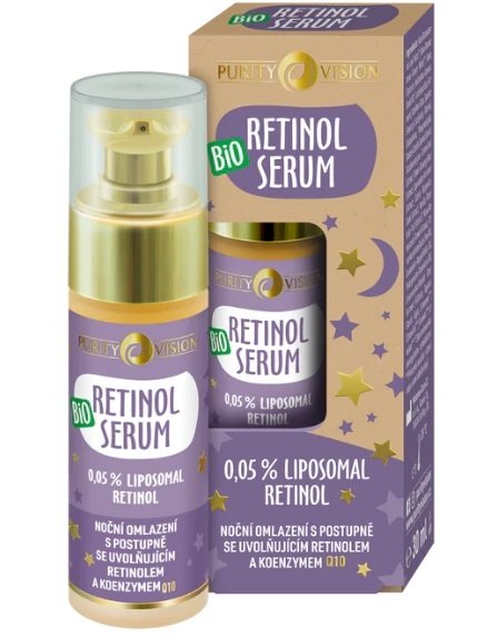 Pleťové sérum Retinol BIO, Purity Vision, 319 Kč (30 ml), koupíte na www.purityvision.cz