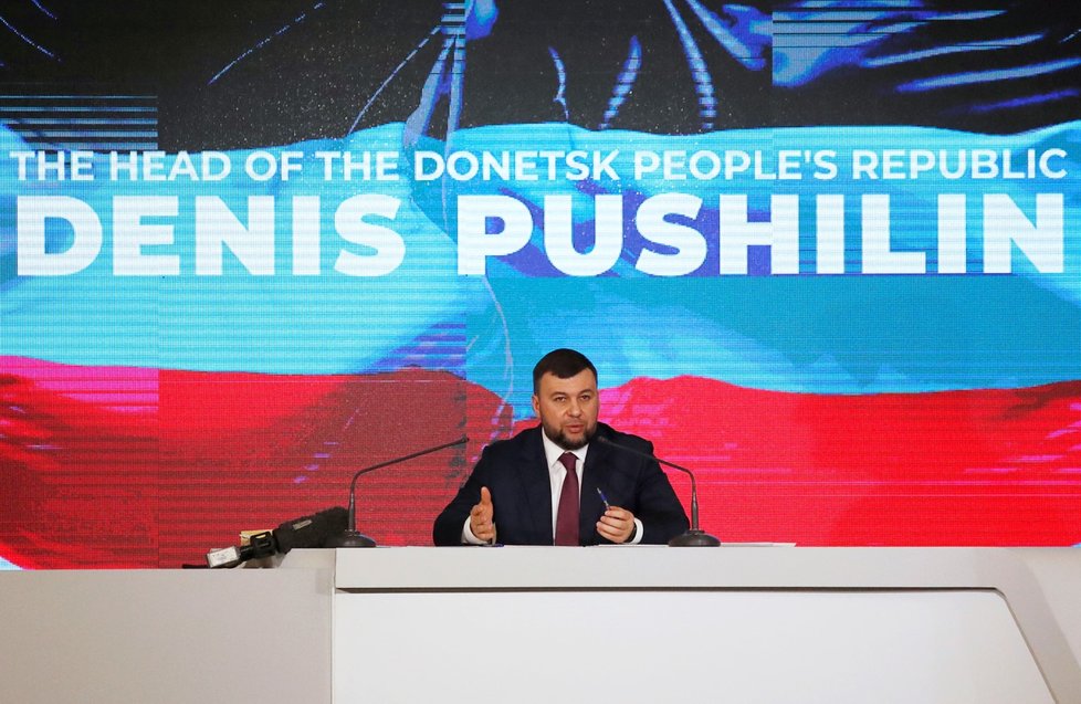 Šéf samozvané Doněcké lidové republiky, Denis Pušilin.