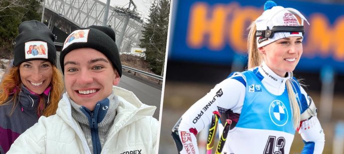 Za Puskarčíkovou dorazili do Norska přátelé, aby ji podpořili během posledních závodů před ukončením kariéry