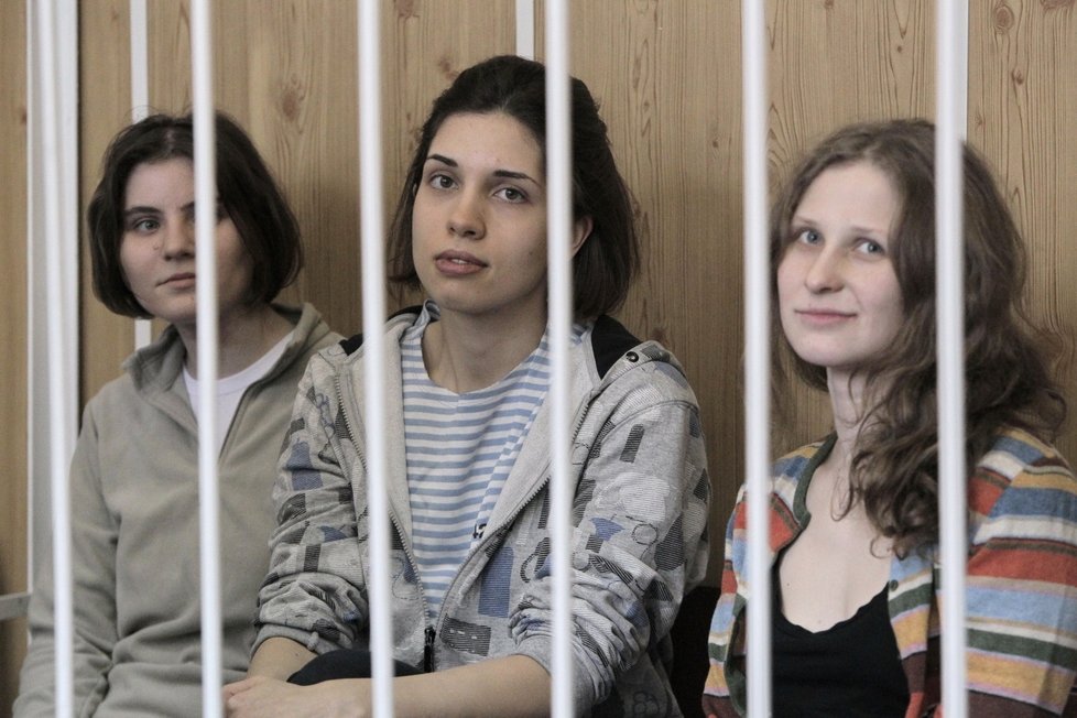 Vězněná ruská skupina Pussy Rios