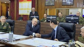 Ruský prezident Putin je poprvé od začátku syrské války v Damašku (7. 1. 2020).