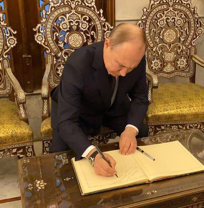 Ruský prezident Putin v Damašku 