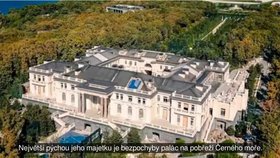 Luxusní život Putina: Rozlehlé sídlo u moře i toaleta ze zlata