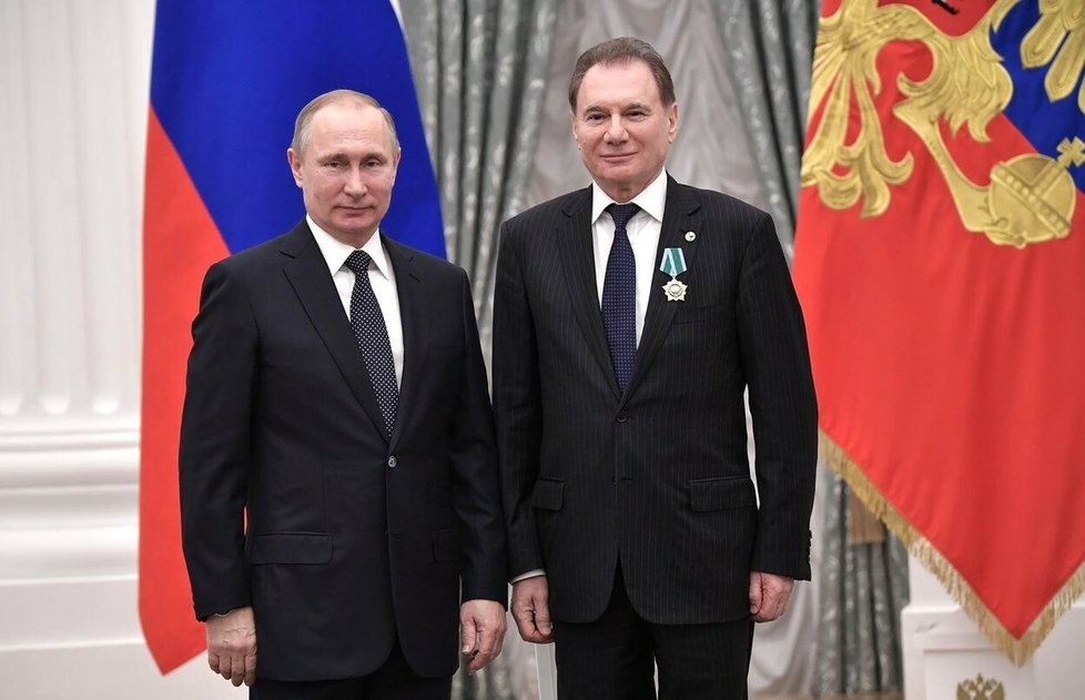 Ruský prezident Vladimir Putin se svým osobním gerontologem Vladimirem Chavinsonem
