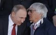 Bývalý šéf formule 1 Bernie Ecclestone je velkým obdivovatelem Putina