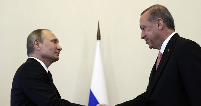 Putin se sešel s Erdoganem.