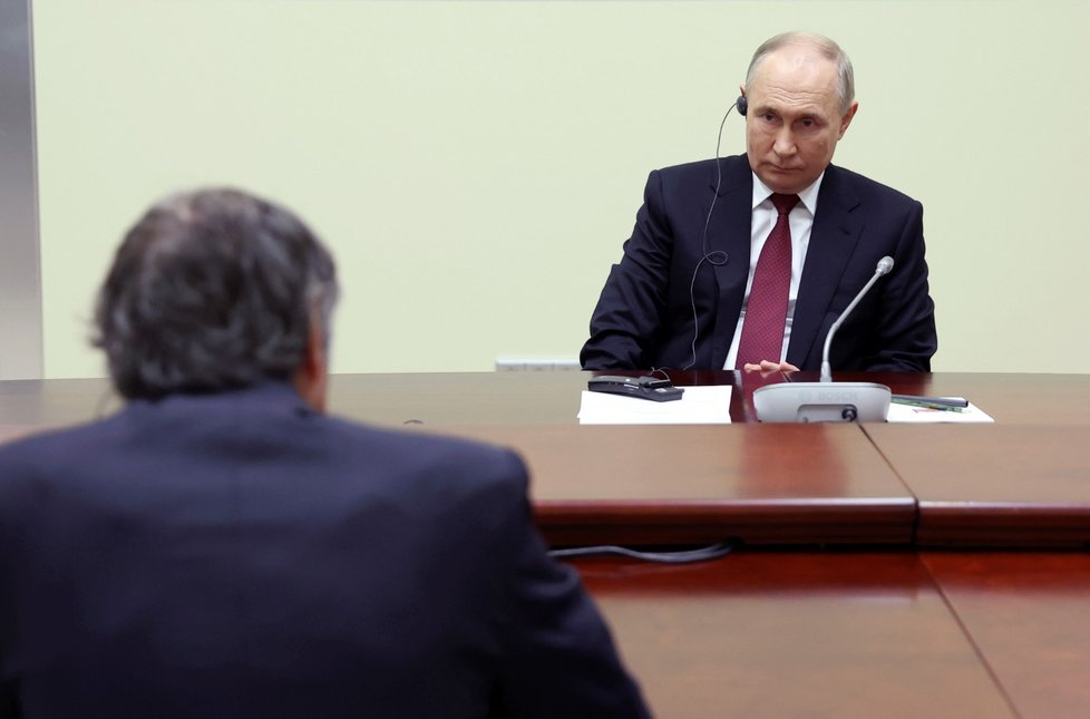 Putin přijal šéfa MAAE Grossiho v Soči (6. 3. 2024).