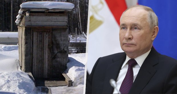 Putin stírá Západ za záchody pro třetí pohlaví. Miliony Rusů mají jen kadibudku
