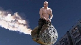 Internet si střílí z Putina: Prý učí meteority létat