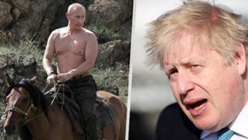 Johnson bez trička by byl odporný pohled, hlásí Putin. „Musí se vzdát alkoholu a cvičit!“