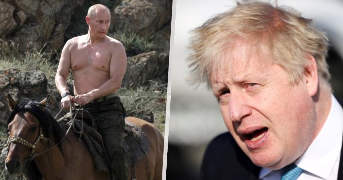 Johnson bez trička by byl odporný pohled, hlásí Putin. „Musí se vzdát alkoholu a cvičit!“