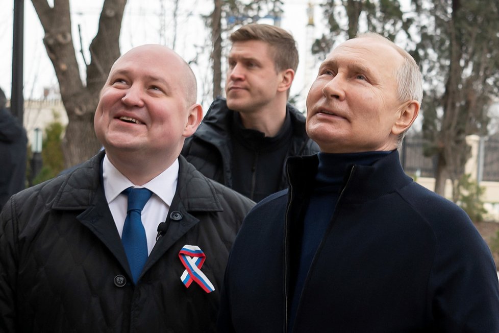 Ruský prezident Vladimir Putin navštívil krymský Sevastopol.