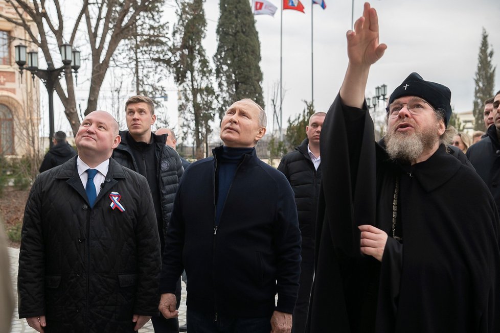 Ruský prezident Vladimir Putin navštívil krymský Sevastopol