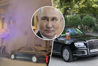 V Moskvě explodoval luxusní vůz Vladimíra Putina! Podobný dostal i Kim
