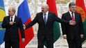 Putin, Lukašenko a Porošenko