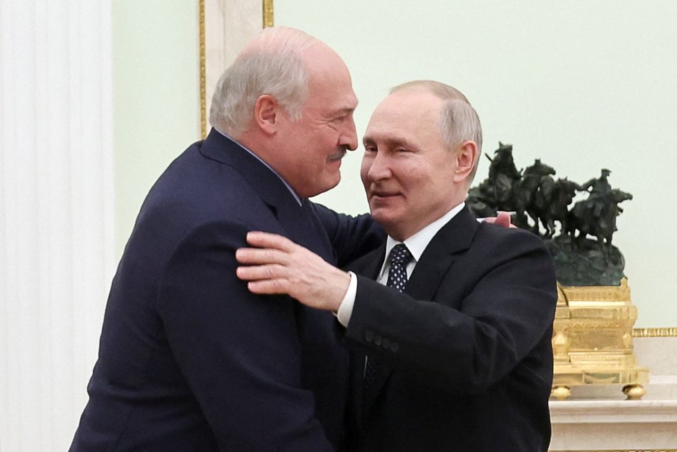Alexandr Lukašenko v Moskvě navštívil Vladimira Putina.