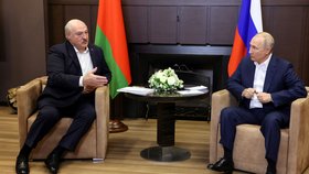 Schůzka Vladimira Putina a Alexandra Lukašenka (15. 9. 2023)