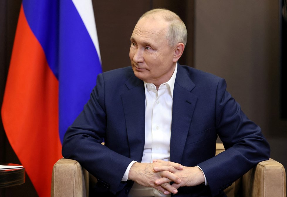 Schůzka Vladimira Putina a Alexandra Lukašenka (15. 9. 2023).