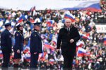 Vladimir Putin k výročí "speciální vojenské operace" promluvil na stadionu Lužniki (22. 2. 2023).