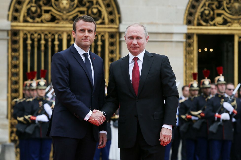 Vladimir Putin ve Versailles, 2017.