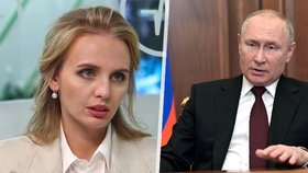 Putinova dcera se rozvádí! A otcova válka jí zmařila plány na kliniku pro boháče.
