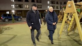Prezident Putin na návštěvě okupovaného Mariupolu