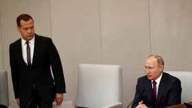 Medveděv a Putin